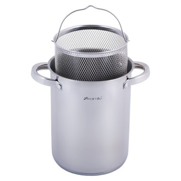 Garnek Do Szparagów Makaronu Z Sitkiem 4L GR39