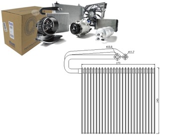 Испаритель NISSENS 92165