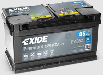 Akumulator EXIDE PREMIUM 85Ah EA852 80Ah 84Ah