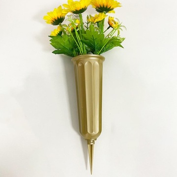 Кладбищенские вазы Цветочные горшки Художественные вазы Прочный контейнер в винтажном стиле Aureate