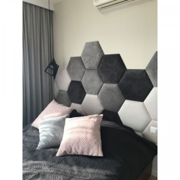 МЯГКИЕ СТЕНОВЫЕ ПАНЕЛИ, ГЛАДКИЙ ШЕСТИГРАННИК, 30x26
