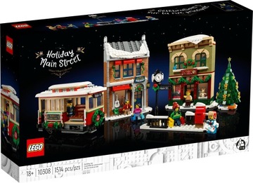 LEGO ICONS 10308 Świąteczna główna ulica