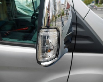 Накладки на боковые зеркала для FORD TRANSIT 2013- | АБС | хром