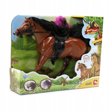 ЛОШАДЬ СО ЗВУКОМ для куклы ФИГУРКА Разные цвета