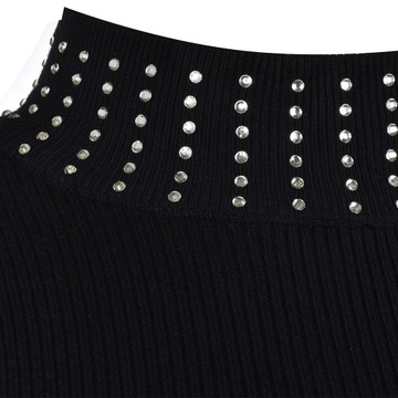 Sukienka czarna GUESS Colorblock N1YIA7 K8HM0-40%