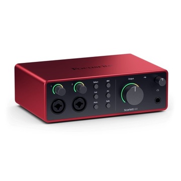 Focusrite Scarlett 4i4 4th Gen Interface Audio USB