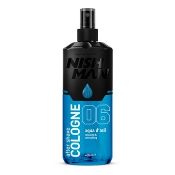 Woda kolońska After Shave dla mężczyzn, Nishman, 06 Aqua d'asil 400 ml