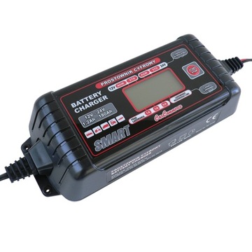 PROSTOWNIK CYFROWY ŁADOWARKA 12V /24V / 6A AUTOMAT