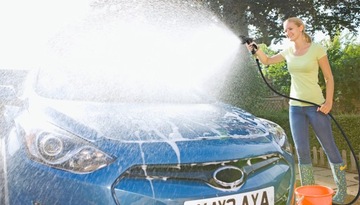 ГИБКИЙ САДОВЫЙ ШЛАНГ 15М + СОЕДИНИТЕЛИ + ПИСТОЛЕТ + АКСЕССУАРЫ