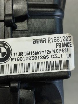 BMW X6 E71 OHŘÍVAČ RADIÁTORU PRAVÁ R1881003