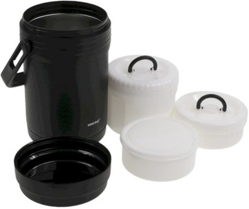 Обеденный термос 1,5л + 3 контейнера Небьющийся 1396