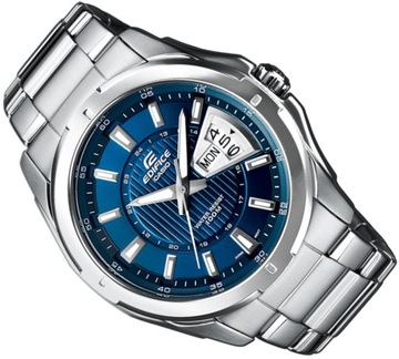 ZEGAREK MĘSKI CASIO EF-129D-2AVEF EDIFICE DATA STALOWY WODOSZCZELNY +BOX