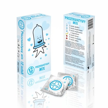 Prezerwatywy MIX 12 sztuk !!!! TESTEO 6 RODZAJÓW