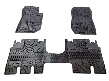 Zestaw dywaników gumowych JEEP WRANGLER JKU 4d 2014-2017