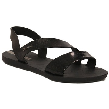 Ipanema Sandały damskie 82429-AJ078 Black Glitter czarne r.35/36