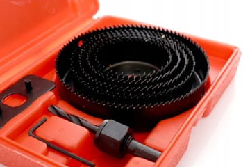 Набор кольцевых пил по дереву Kraft&Dele, 8 предметов, 64–127 мм