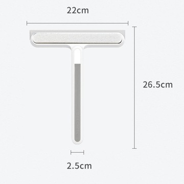 Щетка для мытья окон с ручкой, переносная, прочная, для мытья окон, белая