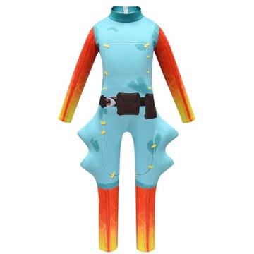 cosplay dziecięca Kostium ryby z Fortnite