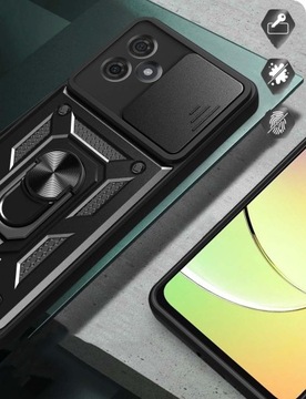 Бронированный чехол RING + СТЕКЛО для Motorola Moto G54/G54 POWER EDITION 5G