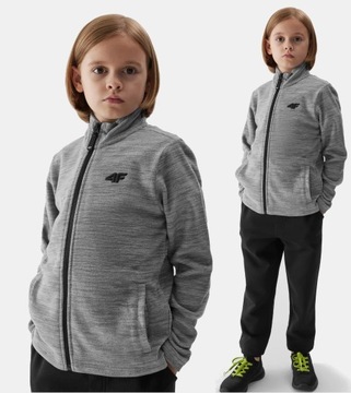 4F ФЛИСОВАЯ ДЕТСКАЯ ФЛИСОВАЯ ФУТБОЛКА ДЛЯ МАЛЬЧИКОВ