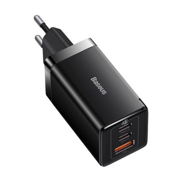 Ładowarka sieciowa Baseus GaN5 Pro Fast Charger 2C+U 65W - Black