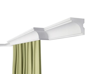 Gzyms sufitowy, listwa led, maskownica karnisza