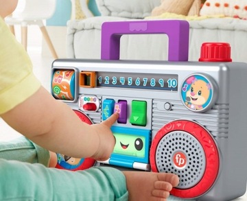 РЕТРО РАДИОКАССЕТА ДЛЯ ПОЛУГОДОВОГО РЕБЕНКА, ОБУЧАЮЩАЯСЯ ЧЕРЕЗ ИГРОВОЙ ПОДАРОК