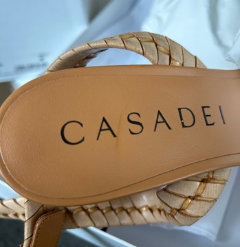 Casadei Sandały na obcasie r. 40