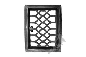 ОБЗОРНАЯ ДВЕРЦА ЧУГУННОЙ АЖУРНОЙ ПЕЧИ