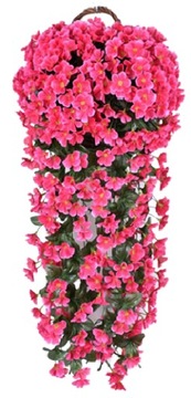 Цветочная гирлянда с подвесными искусственными цветами герани