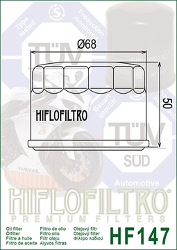 МАСЛЯНЫЙ ФИЛЬТР HIFLOFILTRO HF147