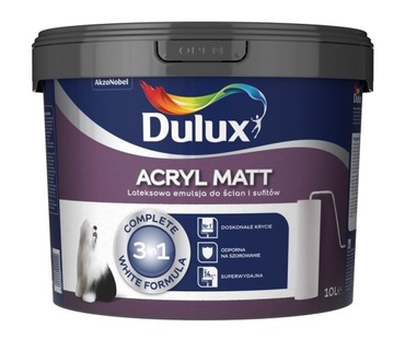 FARBA DULUX ACRYL MATT- emulsja lateksowa, 10l
