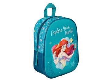 Plecak przedszkolny Disney Mała Syrenka Arielka 3D 29,5 x 23,5 x 10 cm