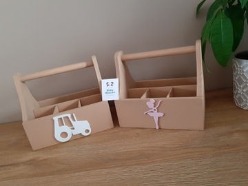 Organizer pudełko przybornik na kredki na biurko