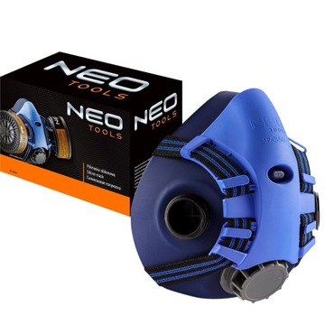 NEO TOOLS PÓŁMASKA SILIKONOWA NA DWA POCHŁANIACZE