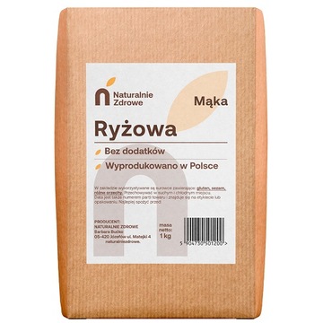 MĄKA RYŻOWA NATURALNIE ZDROWE 1kg