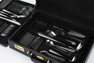 НАБОР СТОЛОВЫХ ПРИБОРОВ 72 предмета HEIDI ЧЕМОДАН НА 12 ЧЕЛОВЕК