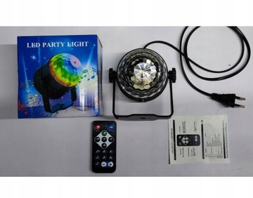 СВЕТИЛЬНИКИ СЦЕНЫ ПРОЕКТОР LED ДИСКОШАР RGB