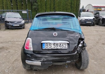 Fiat 500 II Hatchback 3d 1.3 TD 75KM 2007 Fiat 500 2007r, 1.2 Diesel. Uszkodzony prawy przod i tyl. Jezdzi. 1.2, zdjęcie 19
