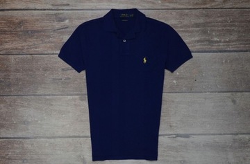 141 POLO RALPH LAUREN POLO MĘSKIE CUSTOM SLIM FIT XS