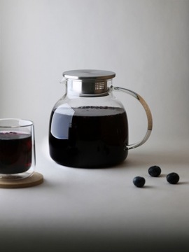 Кувшин из боросиликатного стекла 1,2л SILVER JOHN