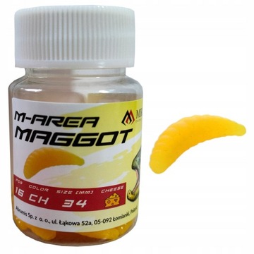 Mikado przynęta M-Area Maggot 16 sztuk kolor CH