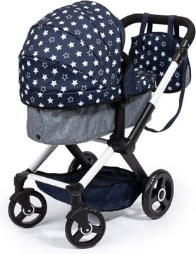 КОЛЯСКА ДЛЯ КУКОЛ С ГОНДОЛАЛЬНОЙ СУМКОЙ