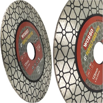 Tarcza DIAMENTOWA 125 do CIECIA pod katem 45 stopni gresu PERFECT Gres PRO