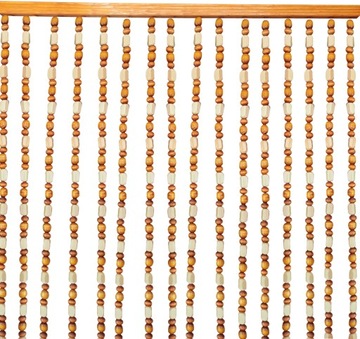 ZASŁONA KORALIKI DREWNIANE KOTARA ZASŁONKA -100cm