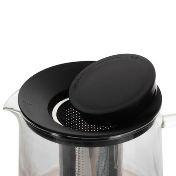 СТЕКЛЯННЫЙ КУВШИН, ЗАВАРИТЕЛЬ ТРАВЯНОГО ЧАЯ