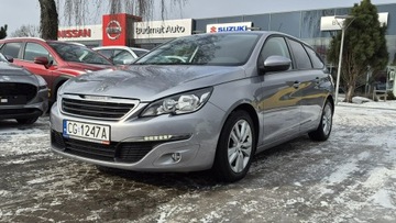 Peugeot 308 II SW 1.6 BlueHDi 120KM 2017 Peugeot 308 1.6 120KM Automat Climatronic Led