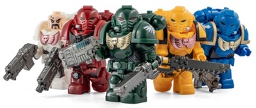 5x Primaris Space Marine 40K FIGURKI KLOCKI zestaw