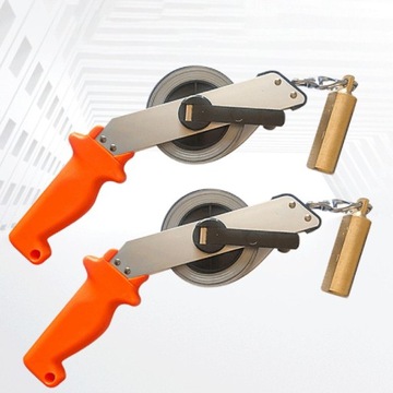 Прецизионный глубиномер масляного бака с прочной стальной линейкой и латунным отвесом длиной 20 м