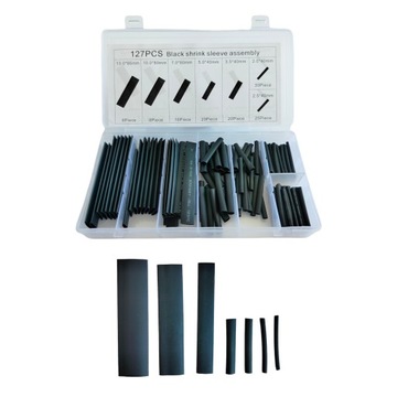Гильзы для трубок, термоусадочные ленты, коробка 127 шт.